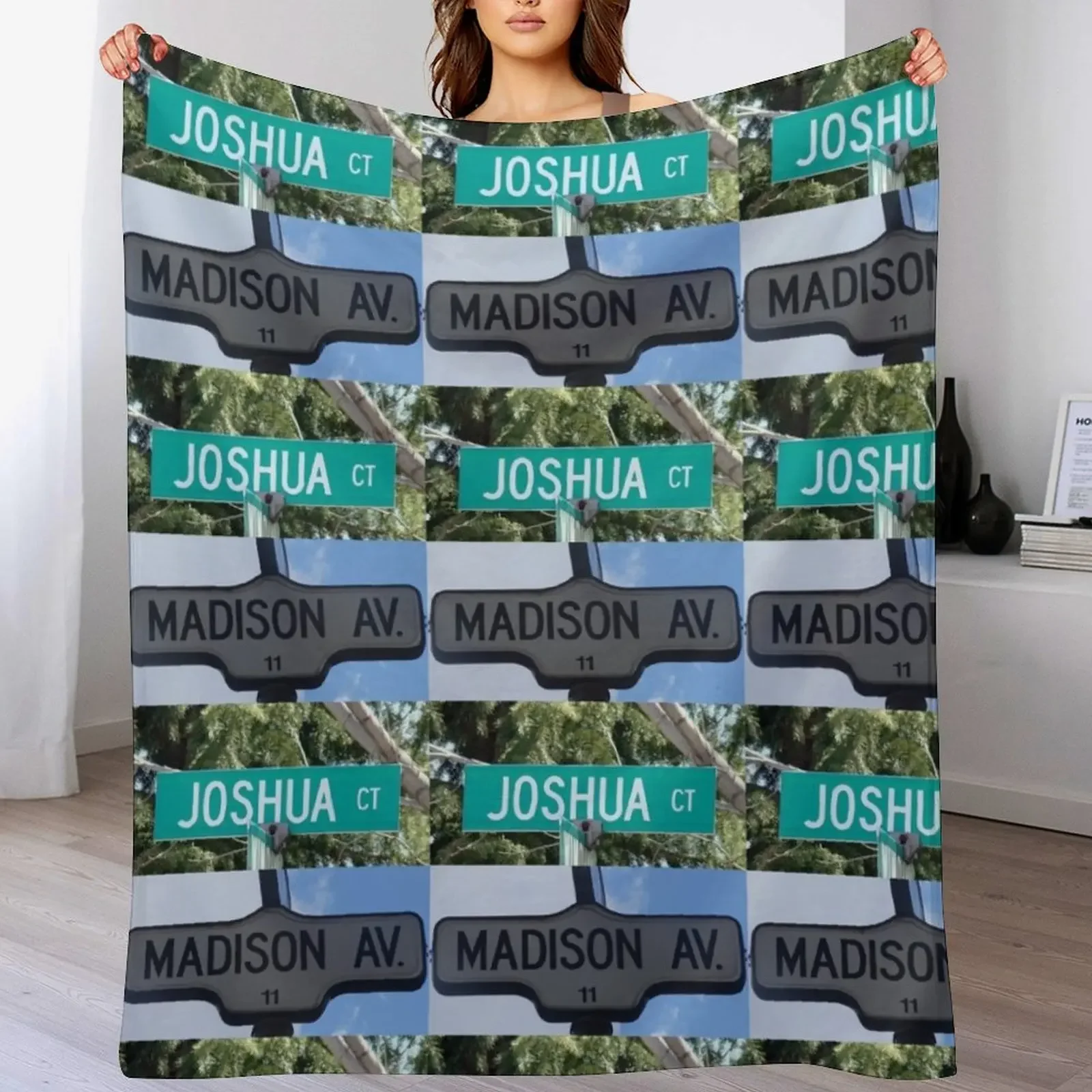 New Madison and Joshua Throw Blanket for sofa Luxury Thicken Blankets