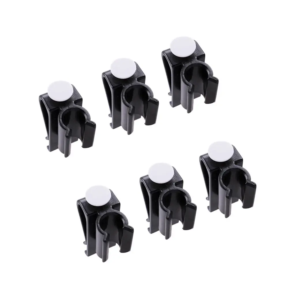 

6Pcs Putter Clip Ball Marker Golf Club Holder Secure Bag Mount for Putter Protection Easy Clip on Organizer Gift Accessory Black