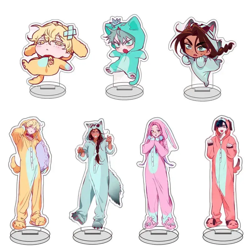 

Anime Alien Stage Acrylic Models Standing Plates Desktop Ornament Mizi Sua Till Ivan Hyuna Luka Cosplay Accessories Fans Gifts