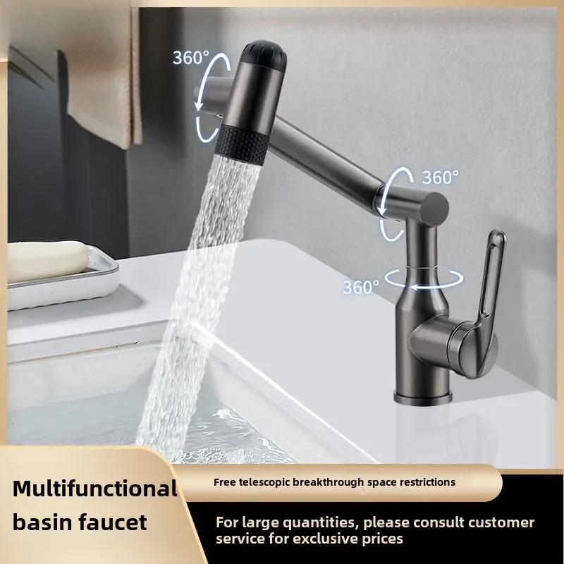 

Bathroom Lucky Cat Sanitary Wash Basin Faucet Universal Hand Wash Basin Wash Basin Hot and Cold Faucet