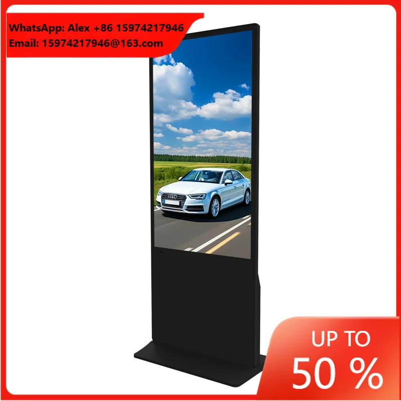 High-Definition 4K 32/43/50/55 Inch Floor Standing LCD Touch Screen Interactive Board Digital Signage And Advertising Screen