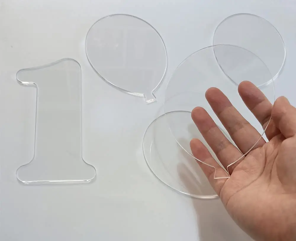 الفراغات بالون الاكريليك ، بطاقات بالونات معلم DIY لدعائم صور الطفل ، استحمام الطفل ، تذكار هدية الطفل ، ديكور الزفاف