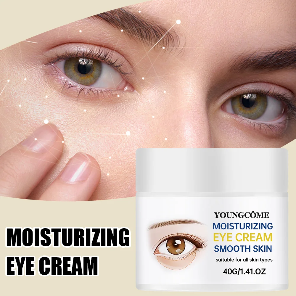 Crème pour les yeux, réduit les rides, sac contre les poches, raffermissant, hydratant, éclaircit la peau des yeux, Anti-cercle foncé ﻿