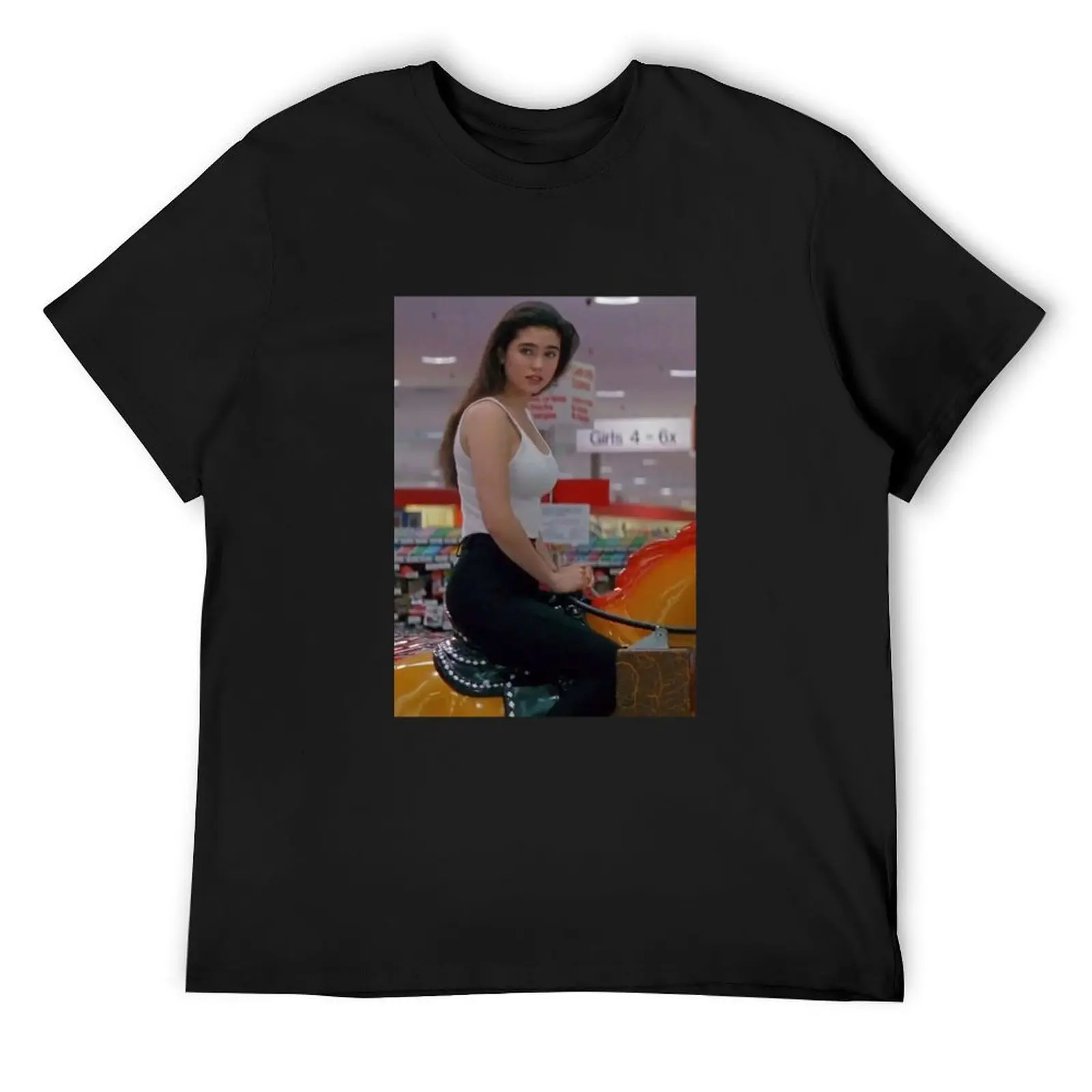 hottest horse jennifer connelly T-Shirt anime tshirt tops graphic t shirt vintage graphic shirts clothes for men