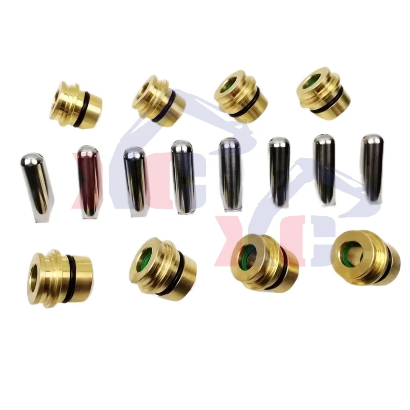 Excavator accessories for joystick handle bullet pilot valve operating rod spare parts