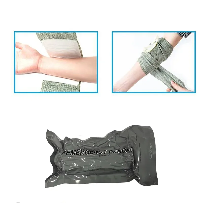 

Medical Trauma Kit Israeli Bandage 4/6inch Emergency Security Protection For Outdoor Camping Hiking Wound First Aid