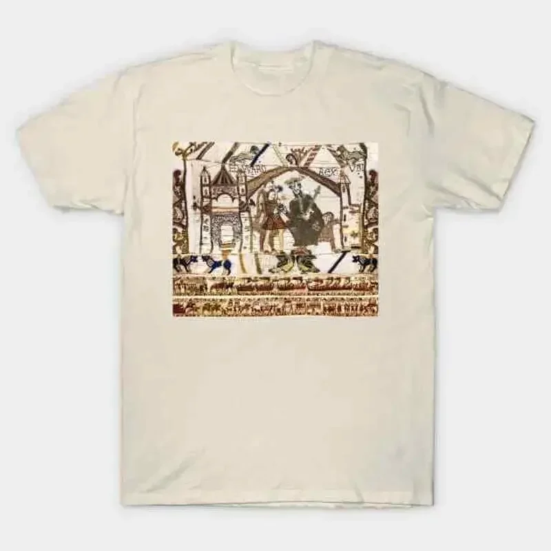 THE BAYEUX TAPESTRY King Edward Confessor and Harold Godwinson at Wincheste T shirt