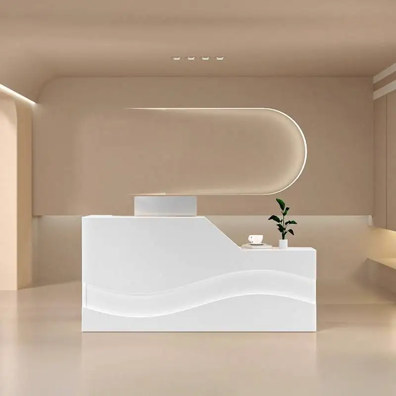 Hotels Clinic Reception Desks Cofeeshop School Lectern Counter Reception Desks Pulpit Business Mostrador Recepcion Furniture