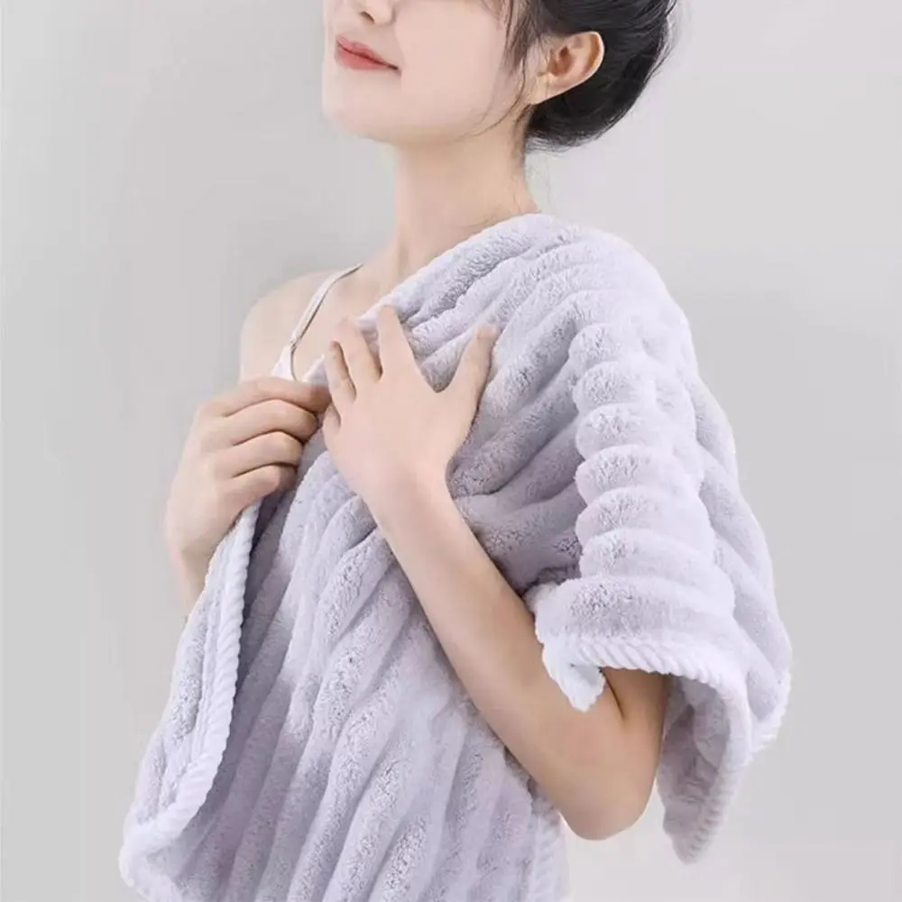 New Coral Fleece Face Towel Skin-Friendly Thickened Hand-Wiping Towel Breathable Ultra Soft Absorbent Towel Home Office