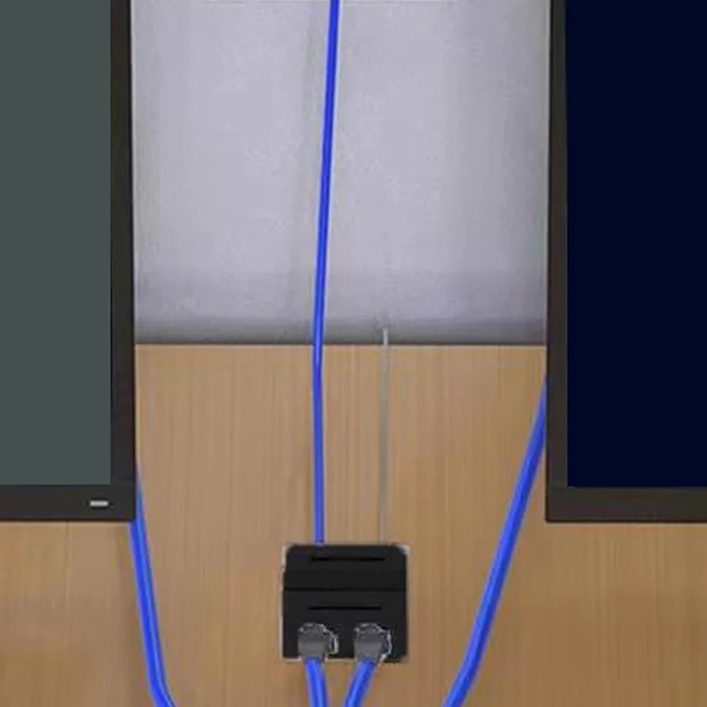 

1 to Ethernet Splitter Network Cable Adapter High Speed Ethernet Splitter Office 100Mbps