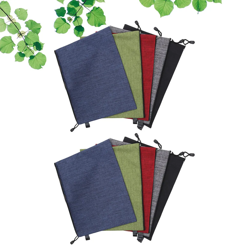 

10Pcs B4 Waterproof Oxford Cloth File Bags with Reinforced Zipper Document Organizer Pouch for Term Papers Magazines Mobile