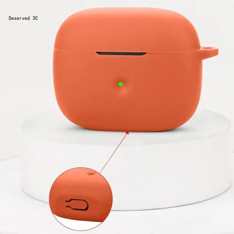 Wireless Earbuds Silicone Shell Soft Case for Bowers Pi6 Flexible Case Scratchproof