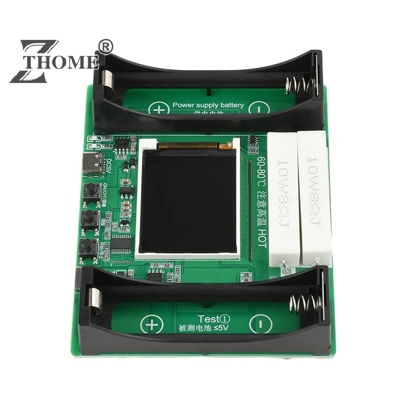 18650/21700 Battery Capacity Tester Automatic Charge/Discharge Module Electronic Load Tester Color Screen
