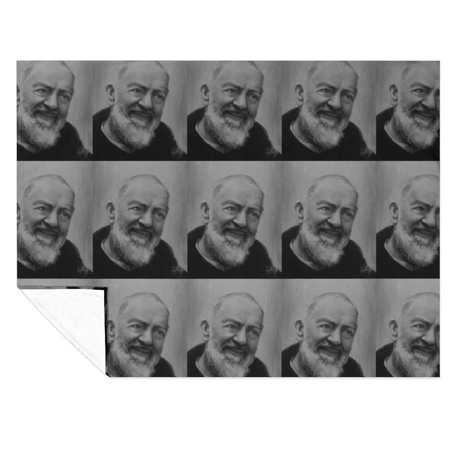 

Padre Pio Throw Blanket Vintage Warm Extra Large Throw Camping Blankets