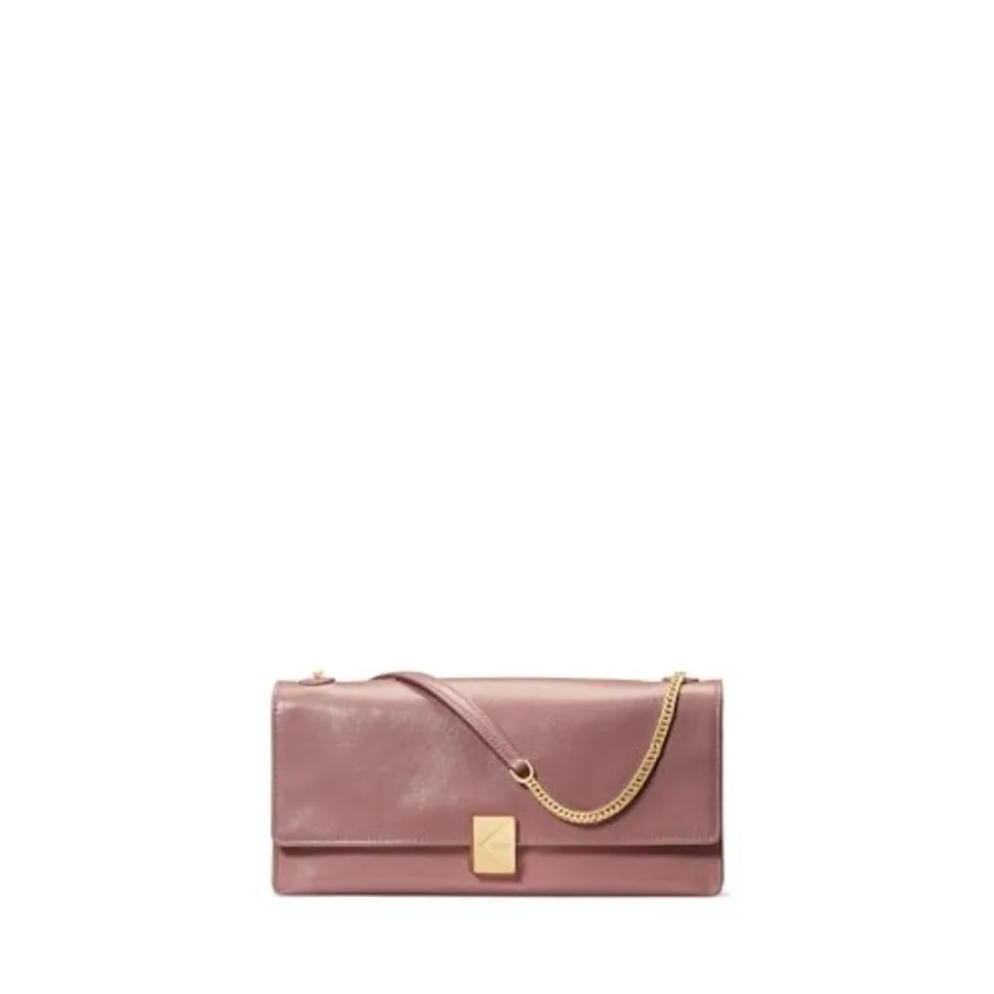 

Women's Deco Fine Grain Leather Soft Shoulder Bag for Daily Use Brown, Lightweight and Durable