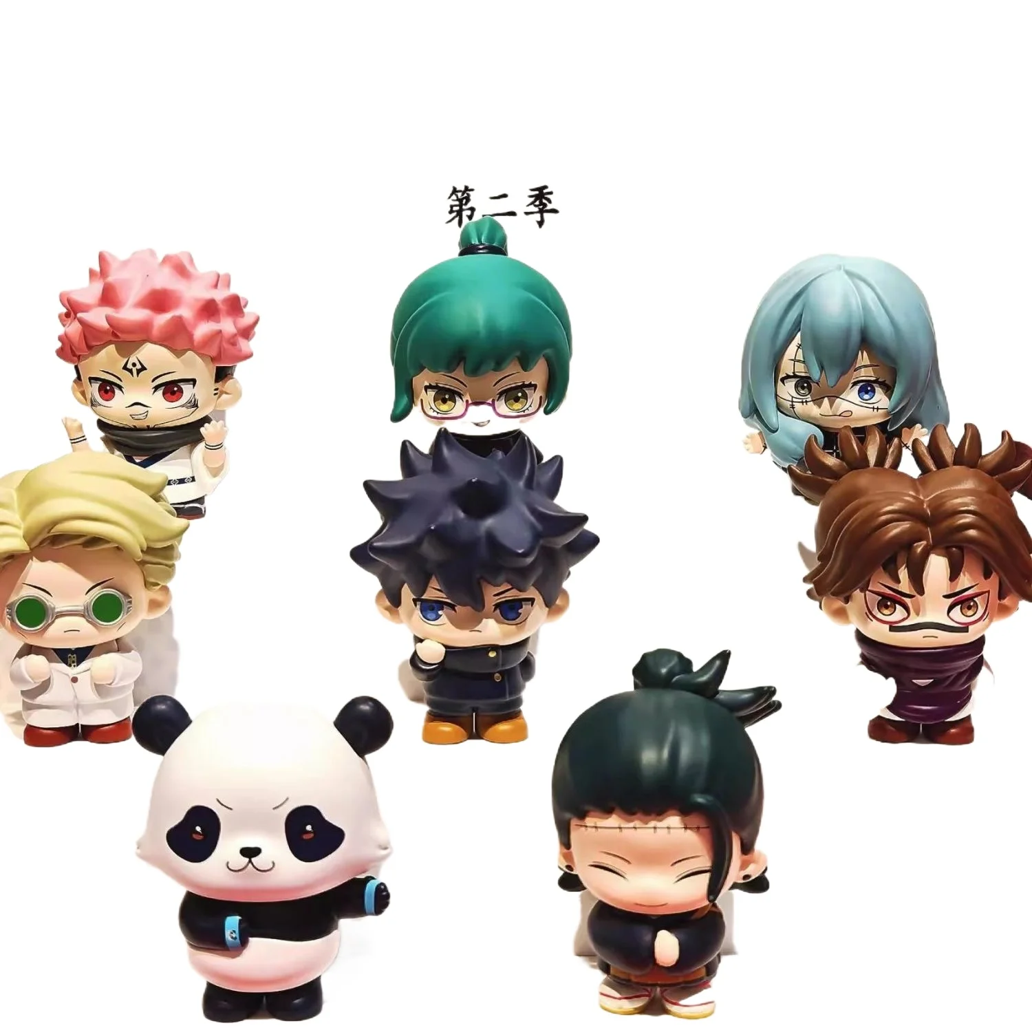 

JJK S2 Q-version Yuji Itadori Gojo Satoru Blind Box Plush Keychain Collectible Anime Gift