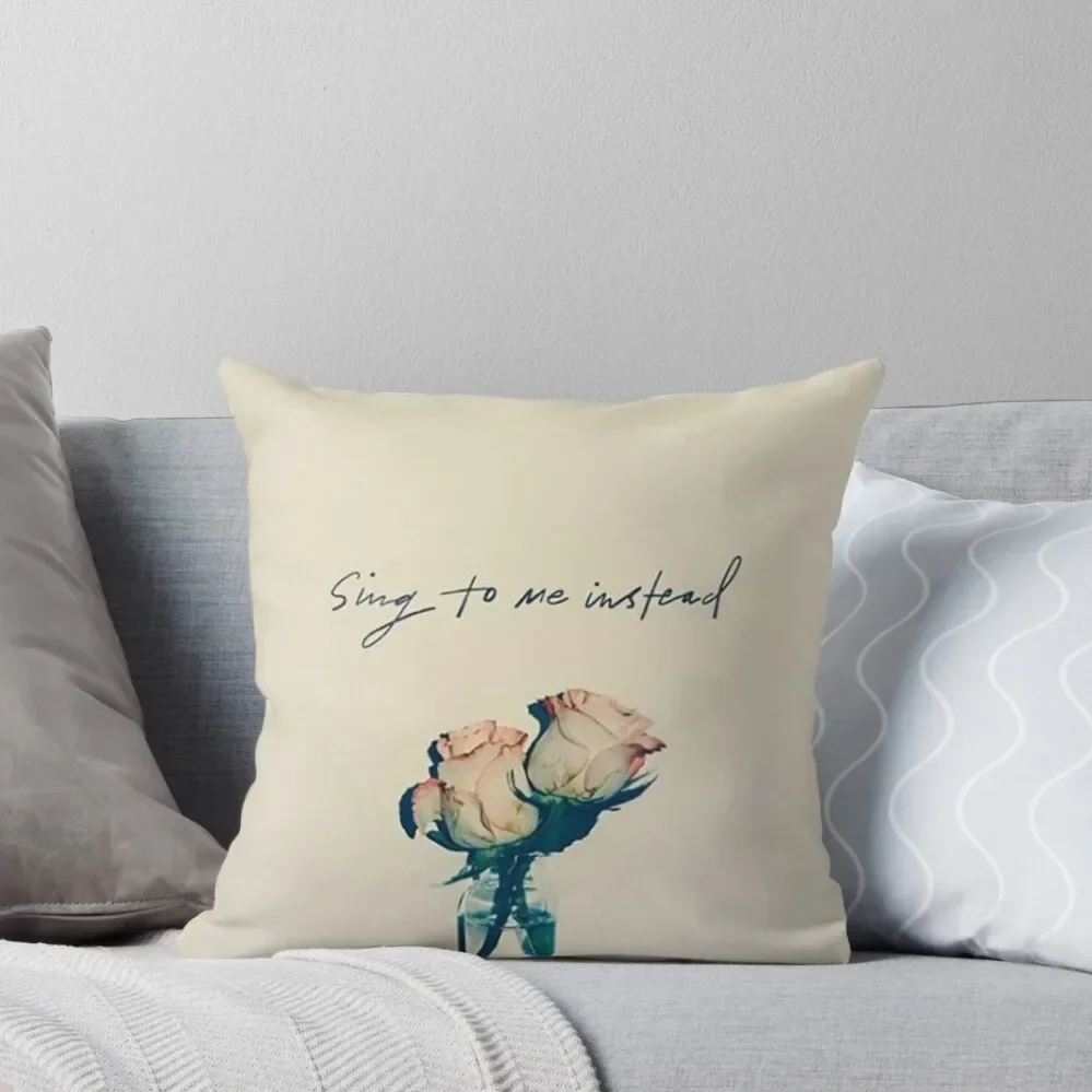 Sing To Me Instead Throw Pillow Christmas Pillows Couch Cushions Pillow