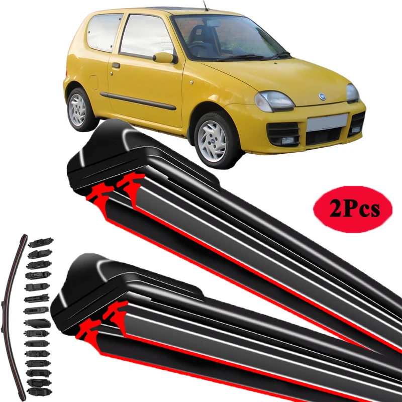 

Для FIAT Seicento 1998-2010 автомобильная щетка стеклоочистителя, щетки для переднего ветрового стекла, аксессуары для омывателя, замена окон