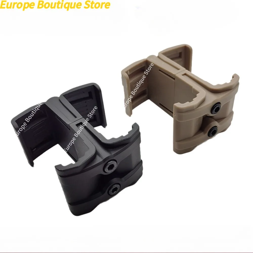 Double Magazine Coupler Parallel Connector For M4 AR 15 Rifle Polymer Tactical Clip Universal Hunting Accessories