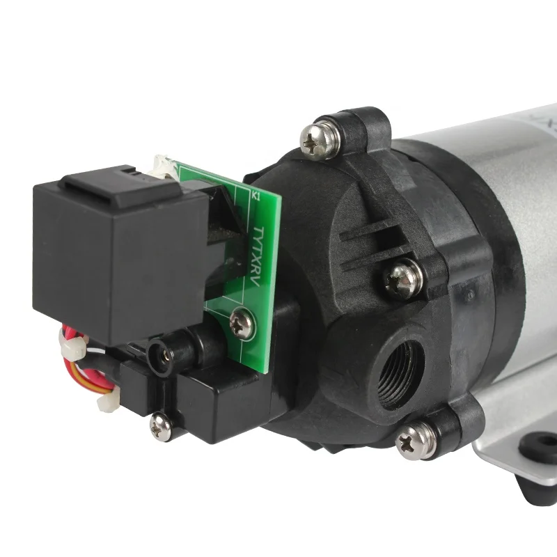 OEM 24 فولت مضخة الحجاب الحاجز لضغط المياه العذبة مضخة البخاخ ذاتية التحضير مع مفتاح الضغط 7L/دقيقة