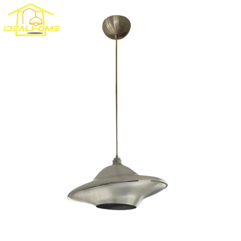 

Designer Medieval Retro Flying Saucers UFO Pendant Lights LED E27 Industrial Aluminum Art Decorative Hanging Lamp Restaurant Bar