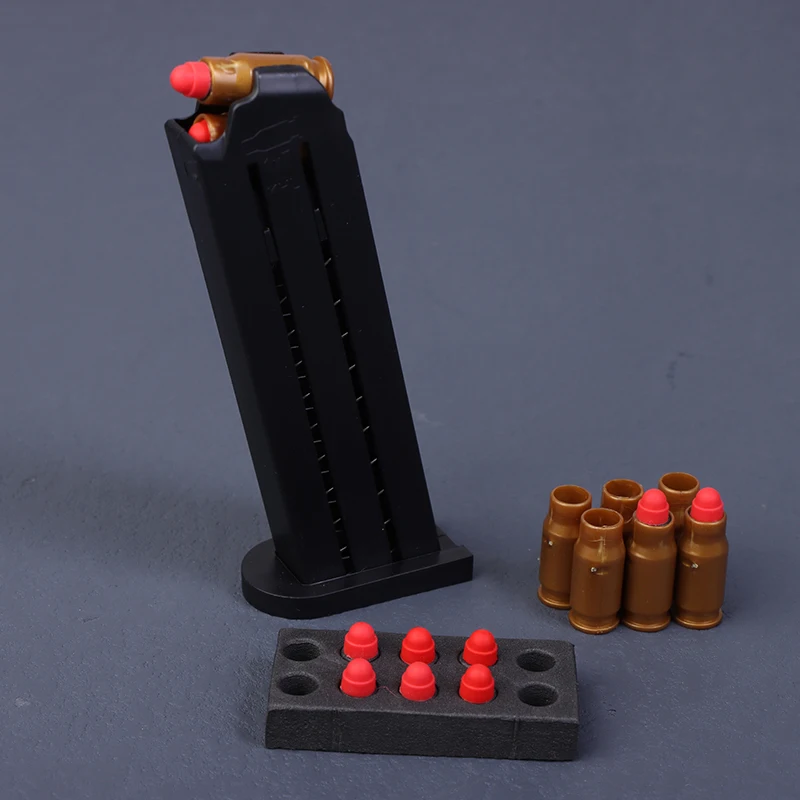 Nieuwe Zachte Kogel Voor Glock/M1911/Ups/Woestijn Adelaar Speelgoed Pistool 7Mm Kleine Zachte Kogel Cartridge Clip Accessoires Voor Uitwerppistool