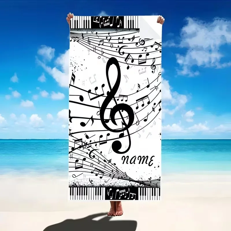 Trendy Design Beach Towel 3D Printed Personalized Microfiber Towel for Wedding Party Souvenir for Beach Swimming Bath Seaside