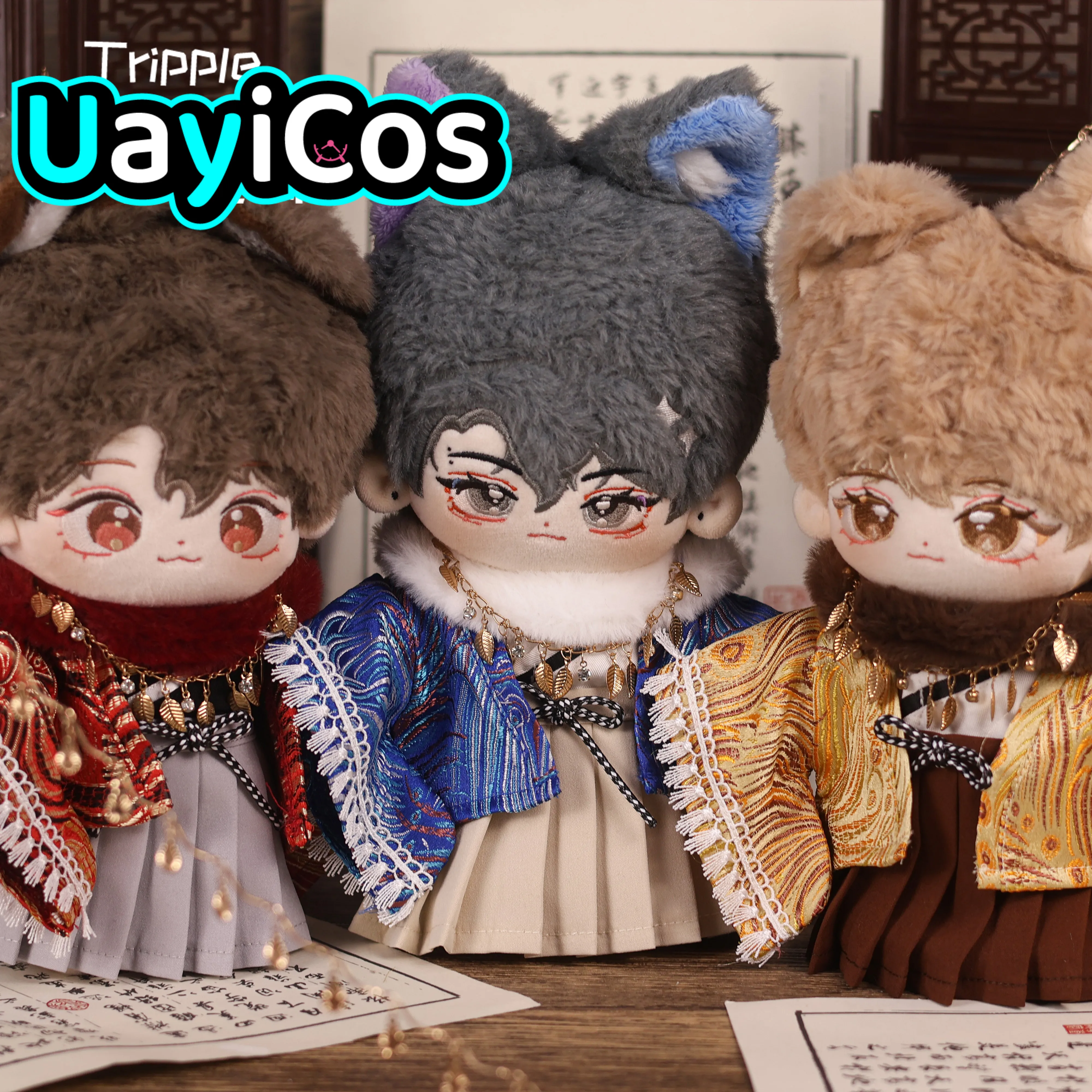 

20cm Doll Clothes Kimono Gorgeous Scarf Fashion Clothing Costume Suit Socks Doll Accessories Anime Game Toy Kids Cosplay