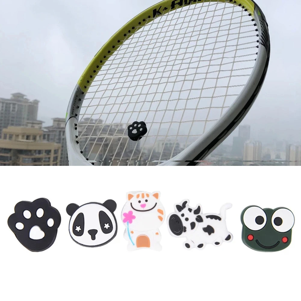 

Sports Tennis Staff Anti-Shock Lovely Cartoon Soft Tennis Racket Dampener Racket Vibration Tennis Racquet Shock Absorber