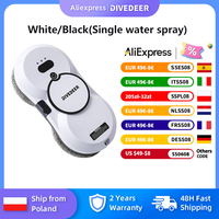 DIVEDEER Smart Water Spray Window Cleaning Robot High Suction Electric Window Cleaner Double-sided Glass Vacuum Cleaner