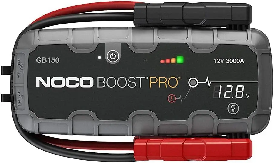 Boost Pro GB150 3000A UltraSafe Car Battery Jump Starter, 12V Battery Pack, Battery Booster, Jump Box, Portable Charger