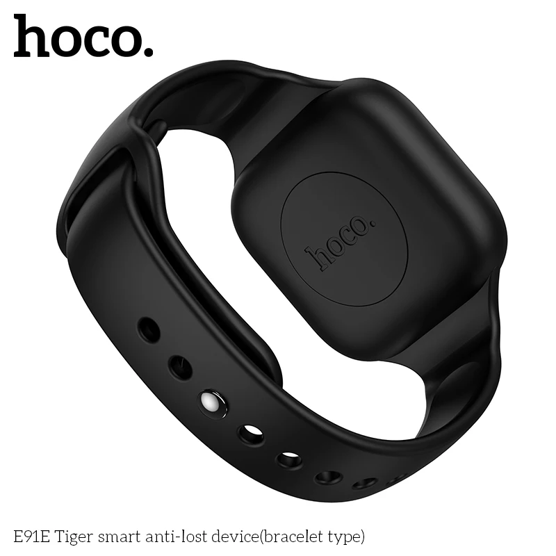 HOCO E91E Mini étiquette de suivi GPS intelligente Compatible avec iOS Apple Find My App rappel Anti-perte clé de voiture dispositif de localisation d'animaux de compagnie pour enfants