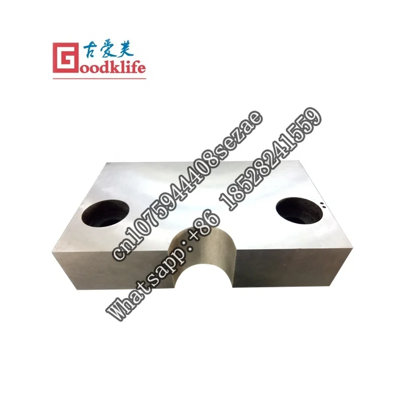 Deformed steel bar/rebar cutting shearing blade