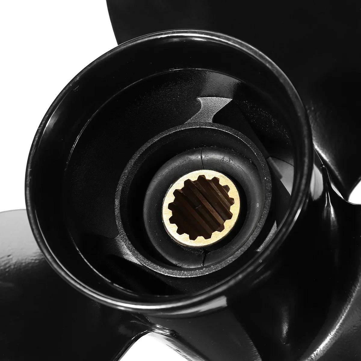 

For Mercury 25-70HP 48-855856A5 11 3/8 x 12 Aluminum Alloy Black 13 Spline Tooth Marine Propeller Boat Outboard Propeller