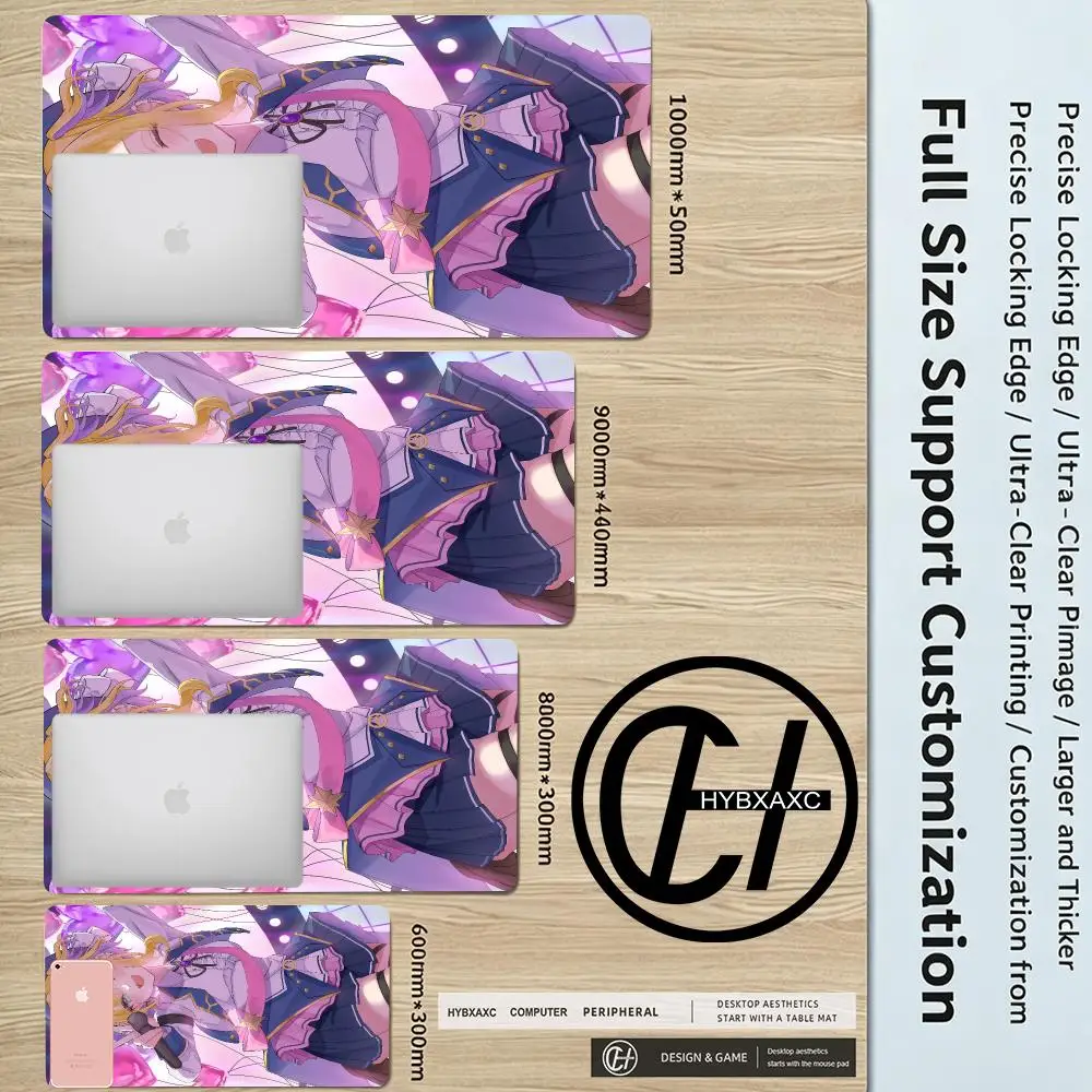 New Mouse Pad Gamer Computer Accessories Keyboard Table Mat Kurumi Noah Mousepad Company Office