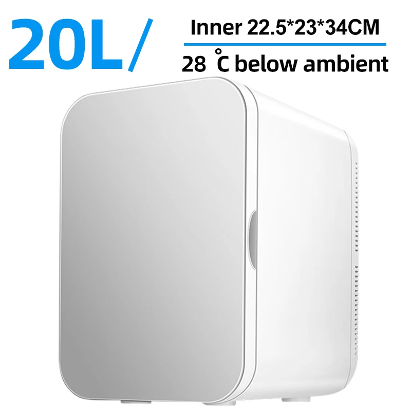 

Mini Fridge Refrigerator Beauty Cooler Warmer Refrigerators Constant Temperature Skincare Preservation for Home