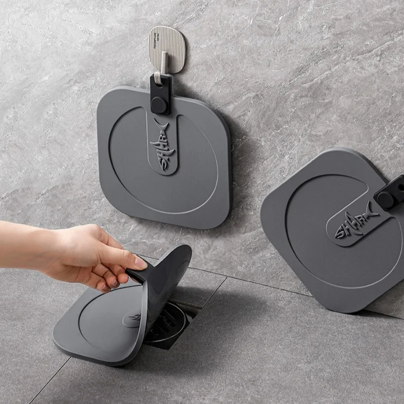 1pc Silicone Floor Drain Mat Anti‑Odor Sewer Stopper Cover Anti‑Insect Hair Catcher Kitchen Sink Bathroom Bathtub Drain Seal Pad