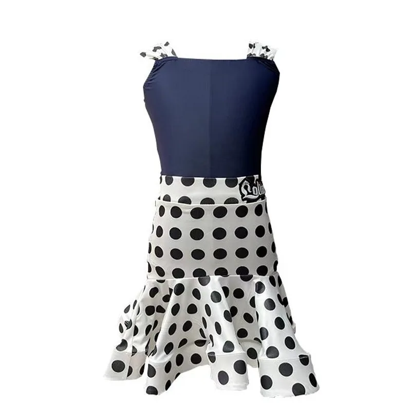 

customized Children's Latin dance dress practice dress girls' performance costume ballroom dance competition dresses