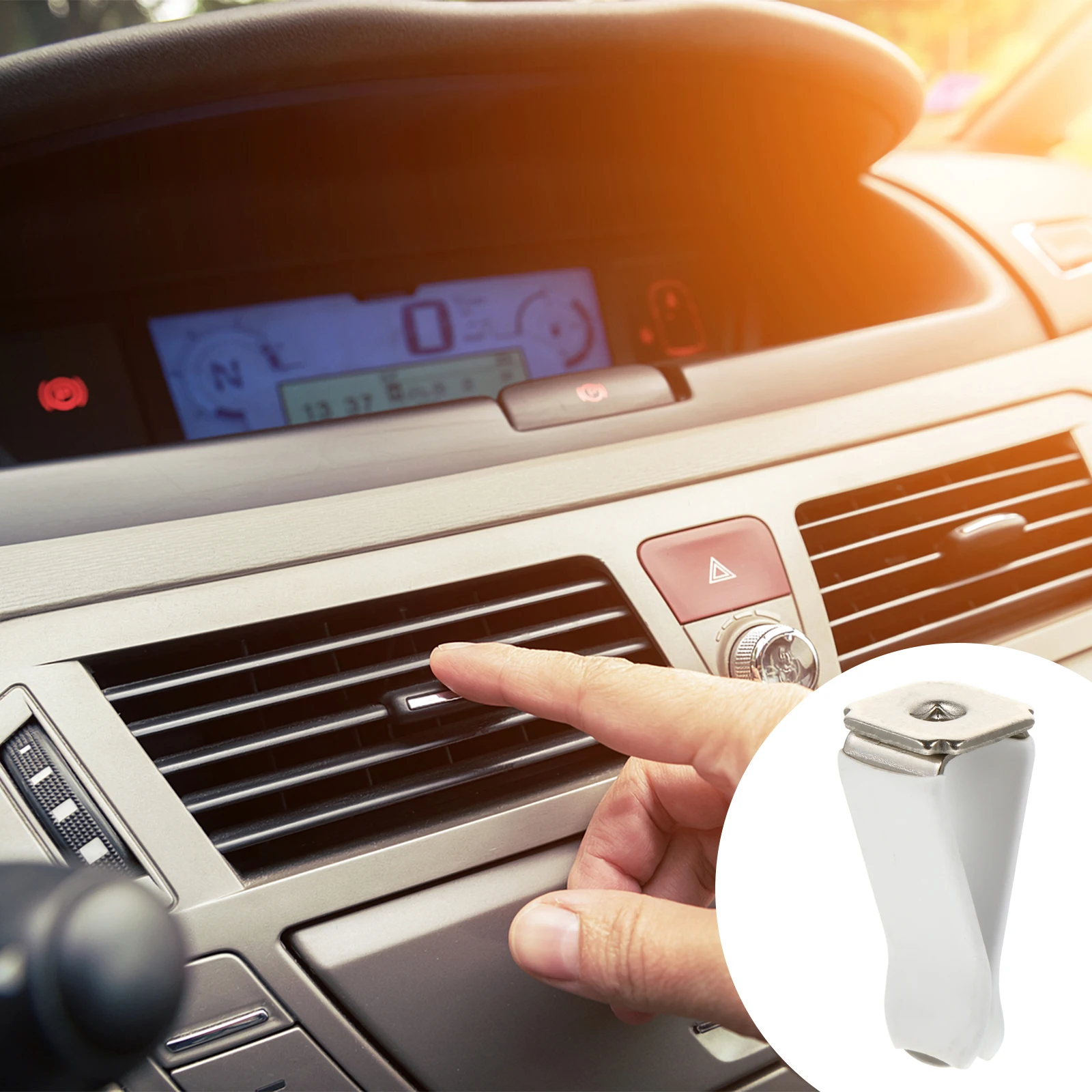 

40pcs Aromatherapy Clips Alloy Durable Rustproof Vent Freshener Diffuser Automatic Car Decoration Mini Oil Diffuser Compatible