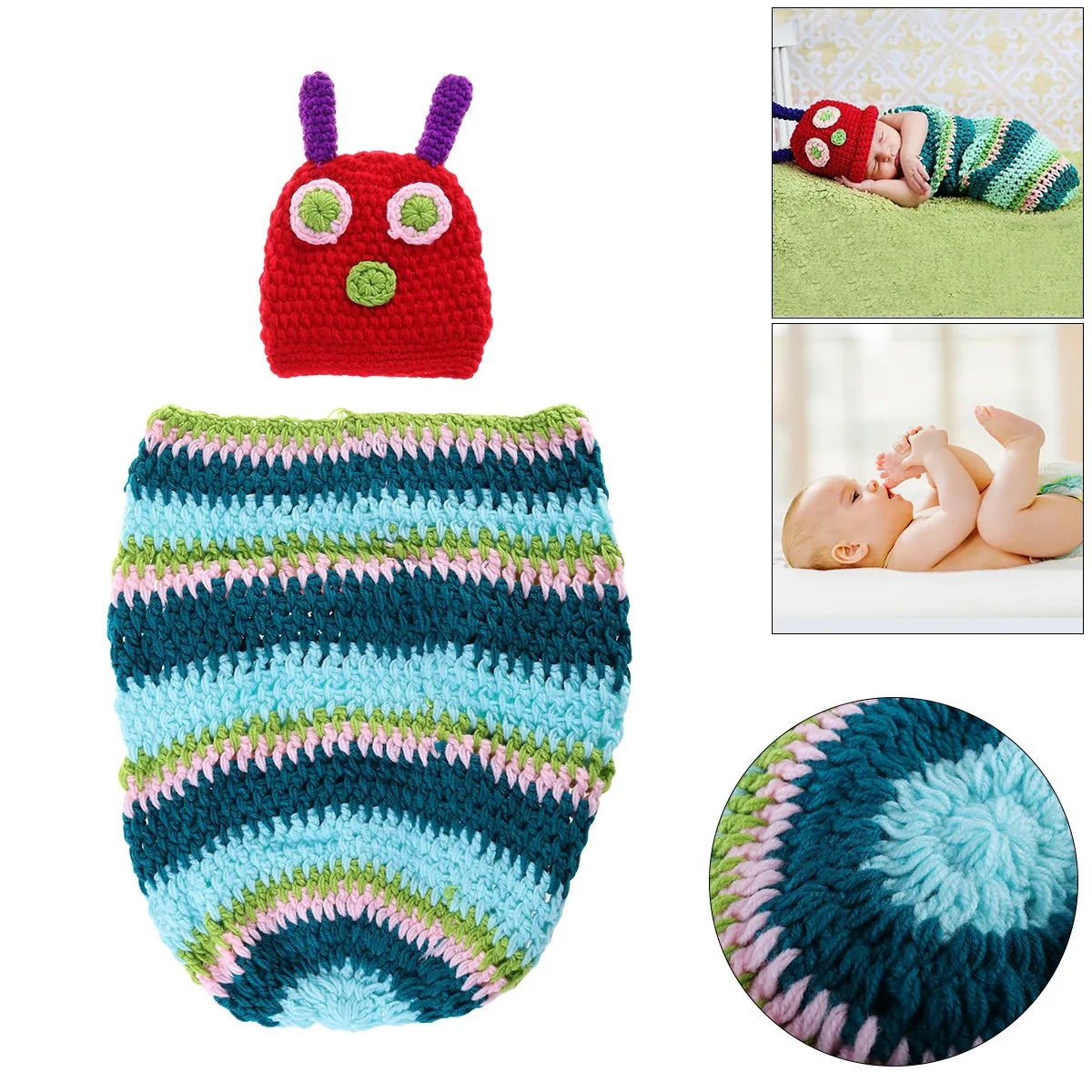 conjunto-de-fantasia-de-croche-artesanal-de-lagarta-para-bebes-de-3-a-6-meses-unissex-aderecos-para-fotos-de-bebes-roupa-para-festa-de-aniversario-fotografia-de-recem-nascidos
