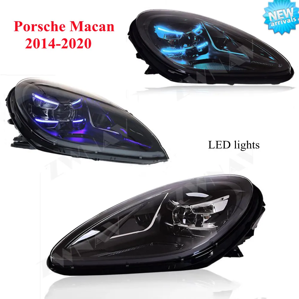 

Car Lights For Porsche Macan 2014 - 2020 95B LED Headlights DRL Fog Lamp Turn Signal Low Beam High Beam Lens Accessories Upgrade