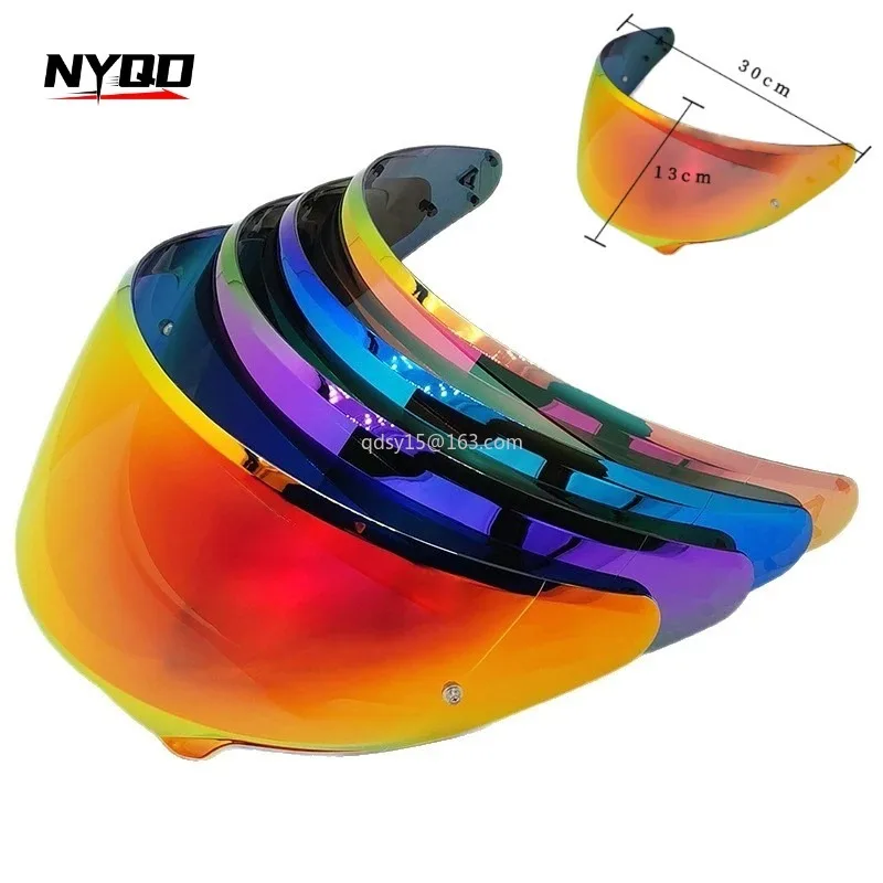 

Motorcycle Helmet Visor HJ-38 for I71 Helmet Windshield HD Anti-UV Day Night Dual Use Helmet Lens