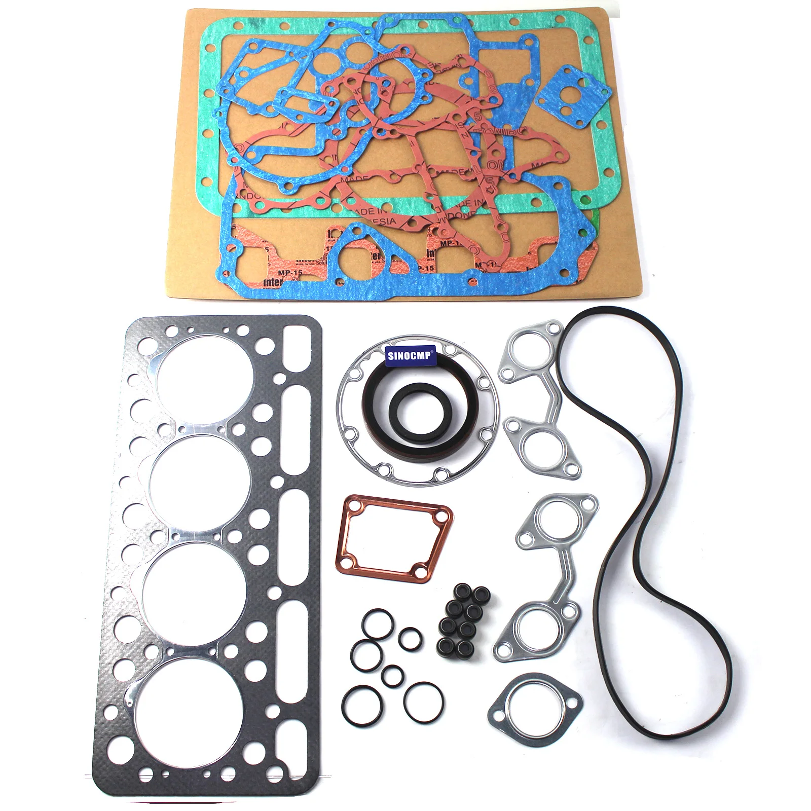 1Set V2003 V2003T V2003M V2003DI Engine Gasket Kit For Kubota Bobcat Tractor 1G726-21772 1G770-03312 1E013-03312