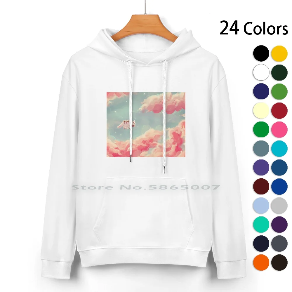 Dreamy Appa Poster V4 ( Extended Version ) Pure Cotton Hoodie Sweater 24 Colors The Last Airbender Atla Appa And Aang Gaang