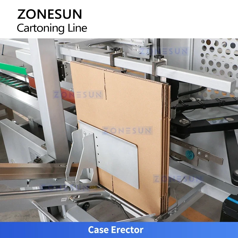 Zonesun ZS-FAL180V5 Linha de papelão automática Caso Embalagem Caixa Máquina de gravação Máquina de papelão