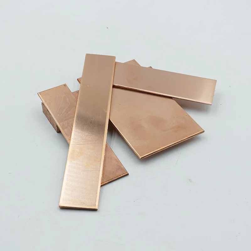 1 Stück Kupfer-Flachstangen, Kupferplatten, Blechkupferstangen, 1 mm, 1,5 mm, 2 mm, 3 mm, 4 mm, 5 mm, 6 mm, 8 mm, 10 mm – Detail 2