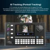 4D 조이스틱 키보드 NDI POE PTZ 컨트롤러 5'' LCD 화면 실시간 미리보기 PTZ 카메라 조이스틱 컨트롤러 제어 255 사전 설정 3