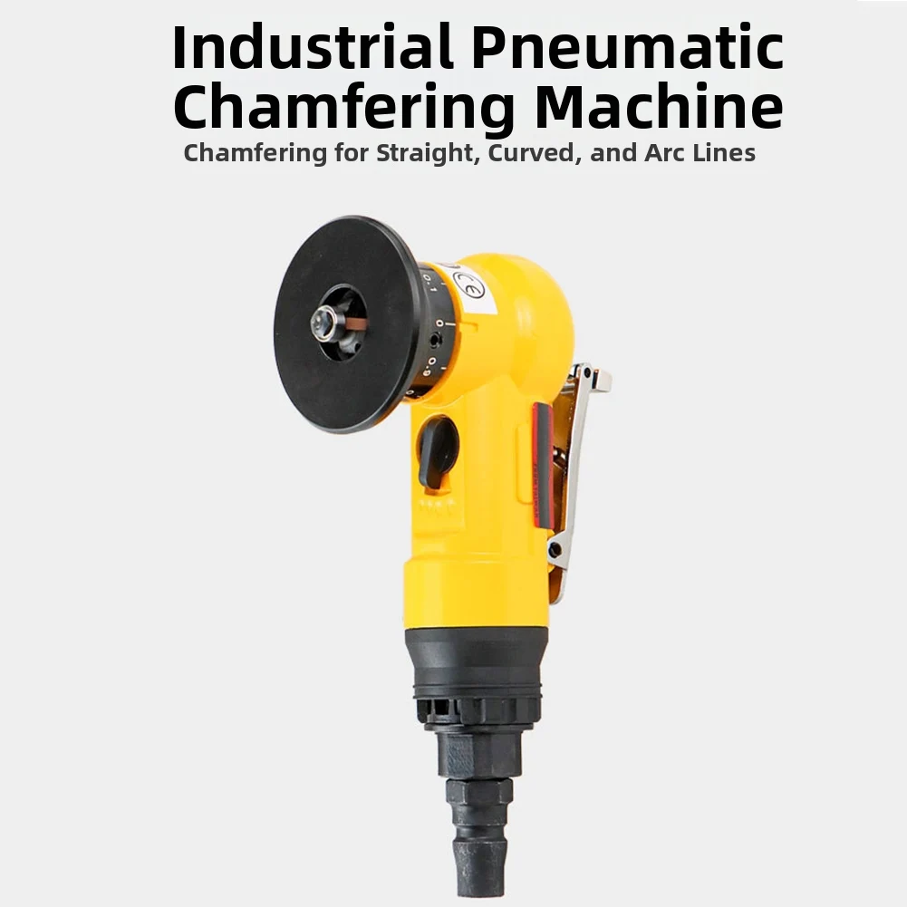 High Speed Pneumatic Chamfering Machine with Multiple Safety Features and Spare Parts for Maintenance and Reliable Performance