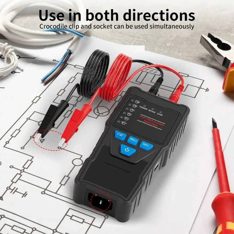  Multifunction Advanced Cable Detector Line Finder With 3.7V Batteries For Finding Concealed Wire In Wall And Underground