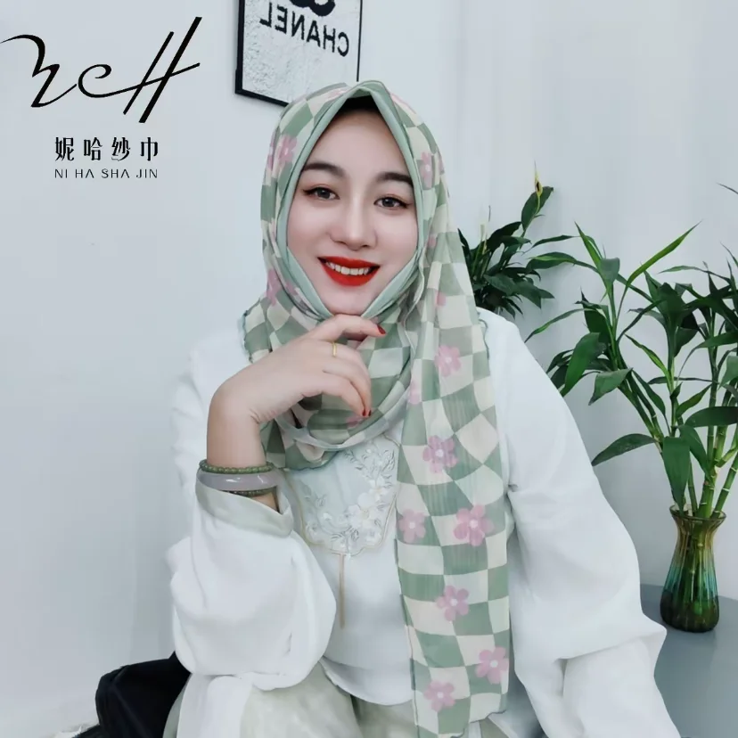 

Muslim Women Chiffon Wraps Summer Cheap Plain Hijabs Easy
